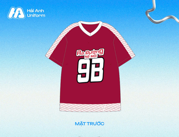 Logo lớp 9B hài hước, bắt trend