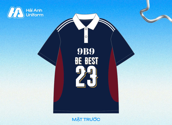 Logo lớp 9B9 “be best”
