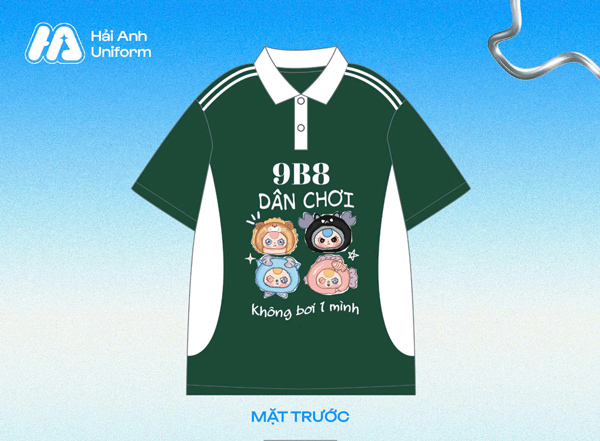 Thiết kế logo lớp 9B8 cực “chất”