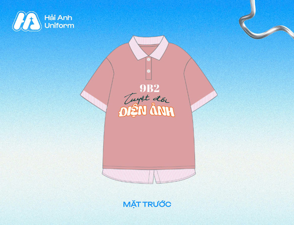 Logo lớp 9B2 “Tuyệt đối điện ảnh”