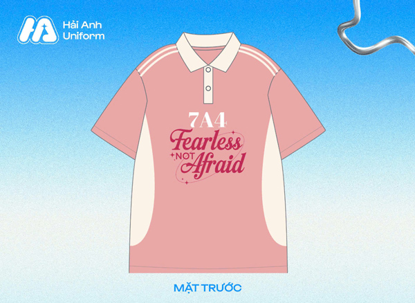 Logo lớp 7A4 “Fearless - Not afraid”
