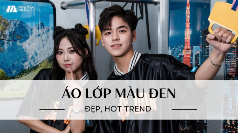 Áo Lớp Màu Đen Thiết Kế Đẹp, Hot Trend 2026