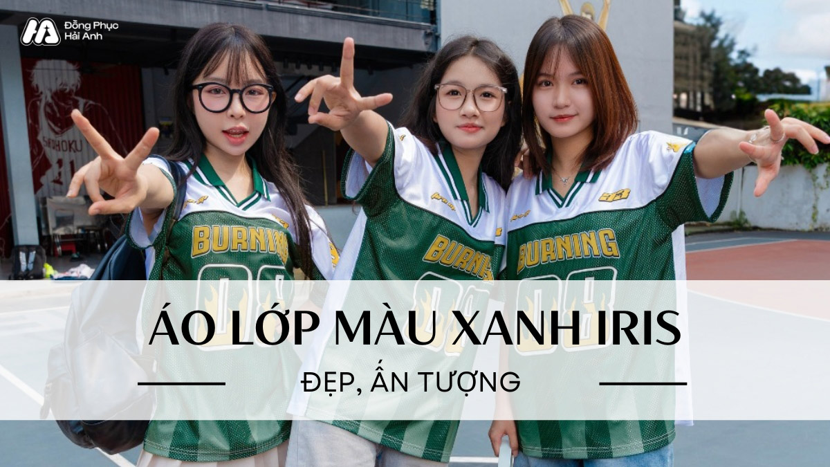 Tổng Hợp Các Mẫu Áo Lớp Màu Xanh Iris Đẹp, Ấn Tượng