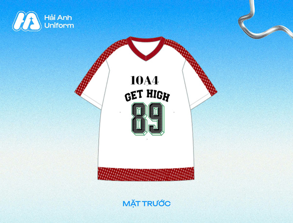 Logo lớp 10A4 phong cách thể thao