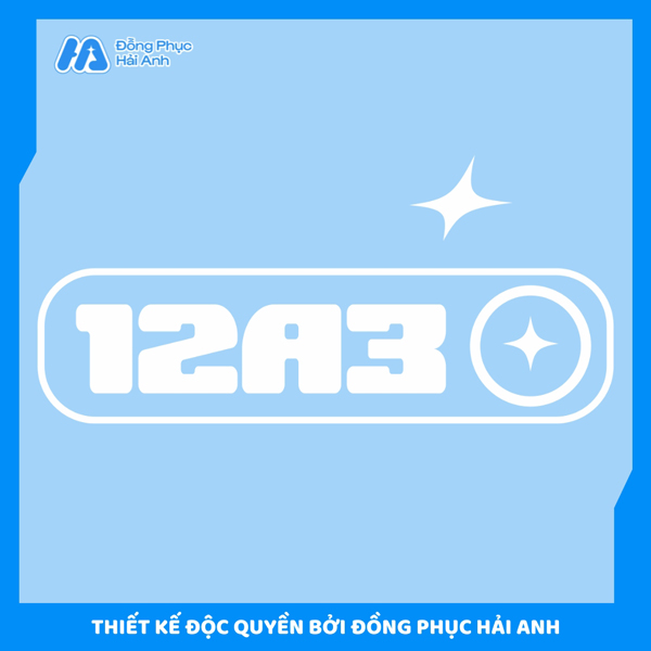 Logo lớp 12A3 độc đáo, ấn tượng