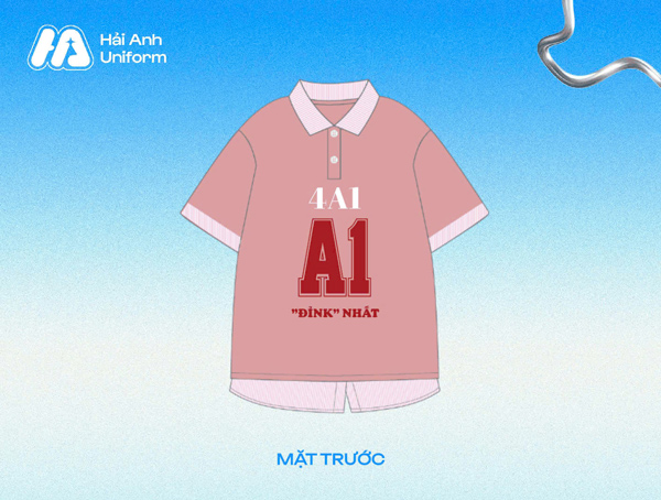 Logo lớp 4A1 phong cách cá tính