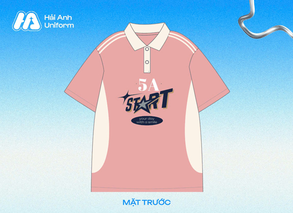 Logo lớp 5A sáng tạo, năng động