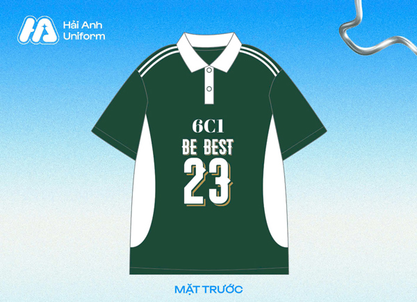 Logo lớp 6C1 “be best”