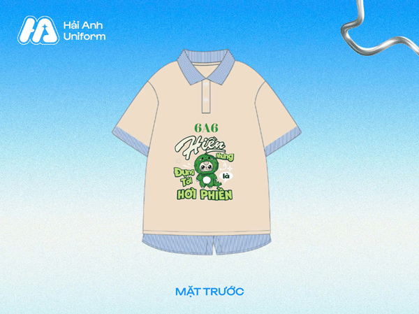 Logo lớp 6A6 “hiền nhưng đụng tới là hơi phiền”