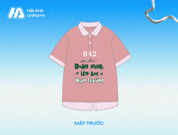 Logo lớp 8A2 “mời đoàn mình lên bục nhận thưởng”