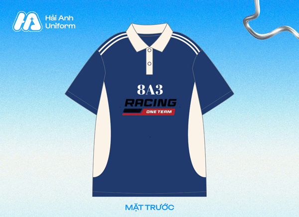 Logo lớp 8A3 “racing - one team”