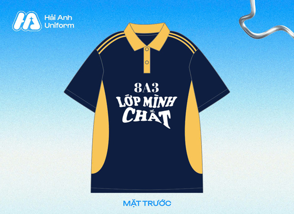 Logo lớp 8A3 cá tính, nổi bật