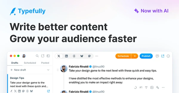 Typefully screenshot