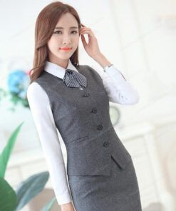 Đồng Phục Áo Gile Nữ Công Sở 16
