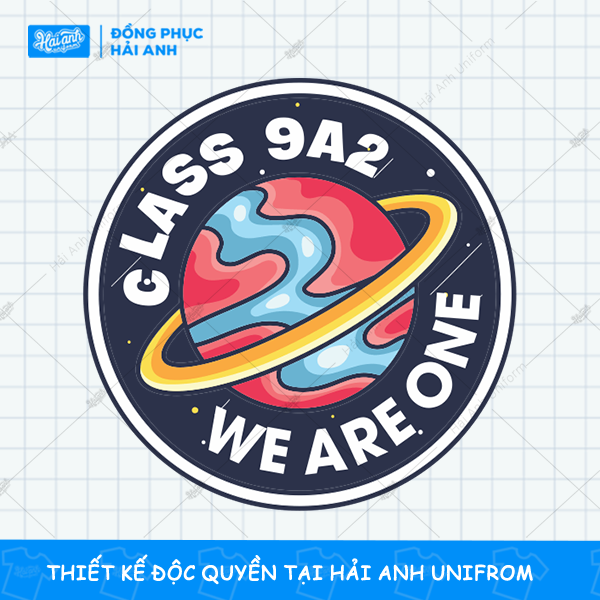 Mẫu Hình In Vũ Trụ – Phi Hành Gia Trái Đất We Are One Class 9A2