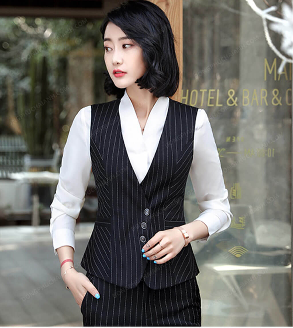 Đồng phục áo gile nữ