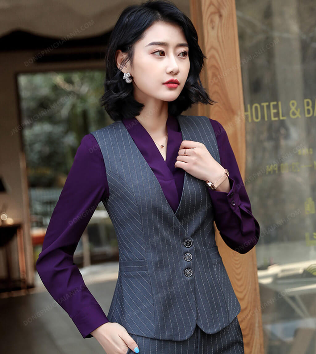 Đồng Phục Áo Gile Nữ Công Sở 29