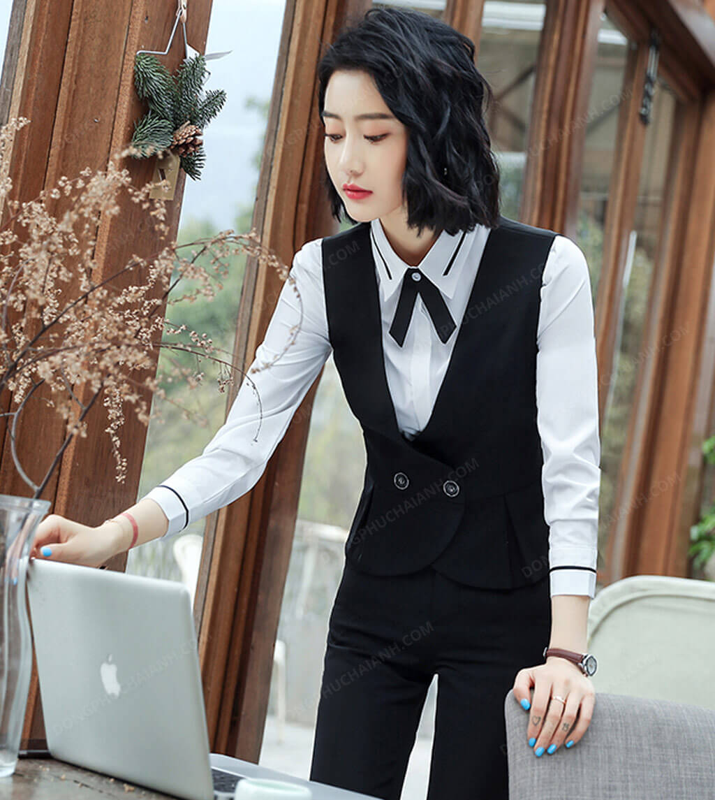 Đồng Phục Áo Gile Nữ Công Sở 30