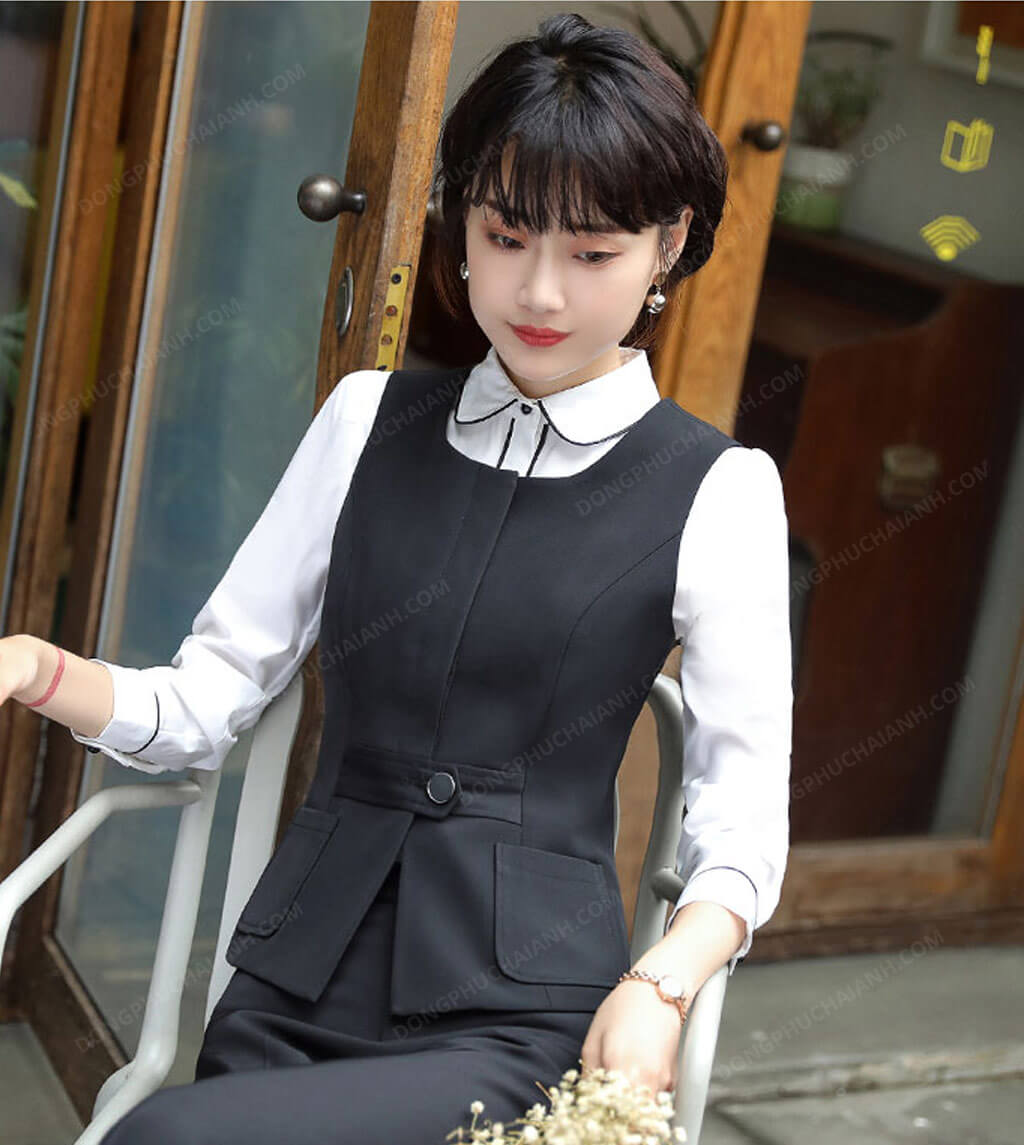 Đồng Phục Áo Gile Nữ Công Sở 32