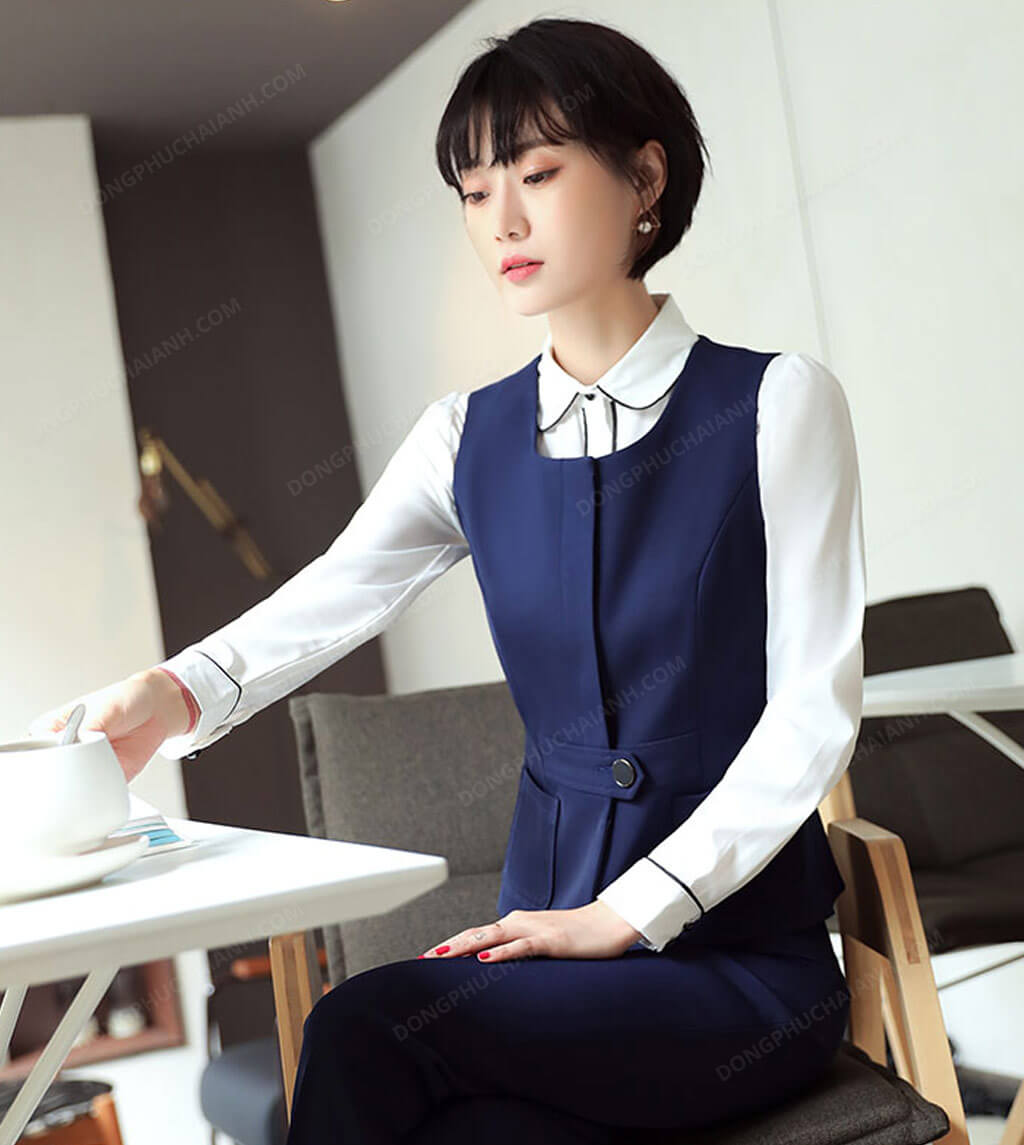 Đồng Phục Áo Gile Nữ Công Sở 33