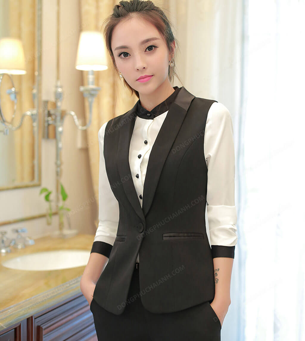 Đồng phục áo gile nữ