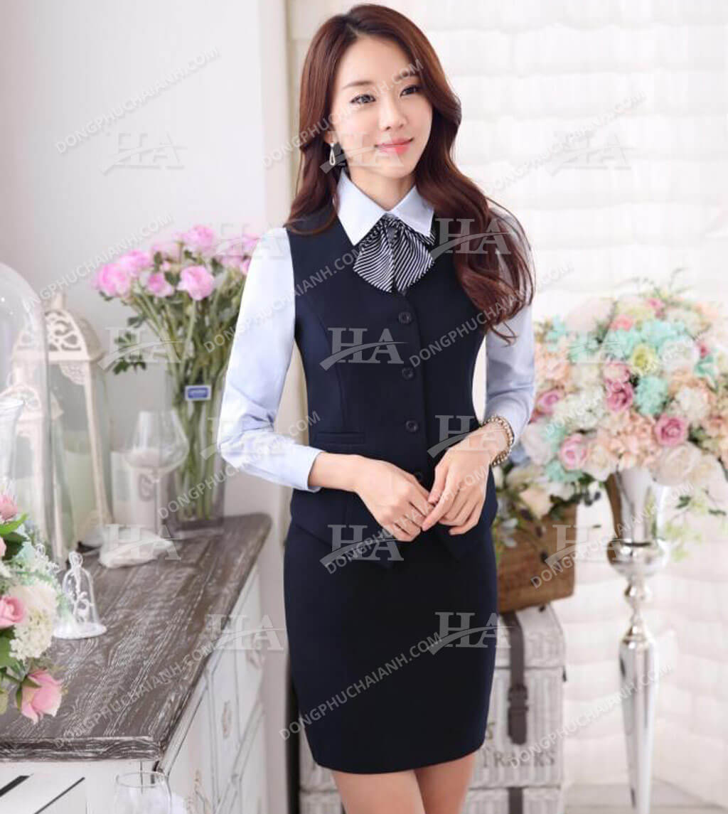 Đồng Phục Áo Gile Nữ Công Sở 05