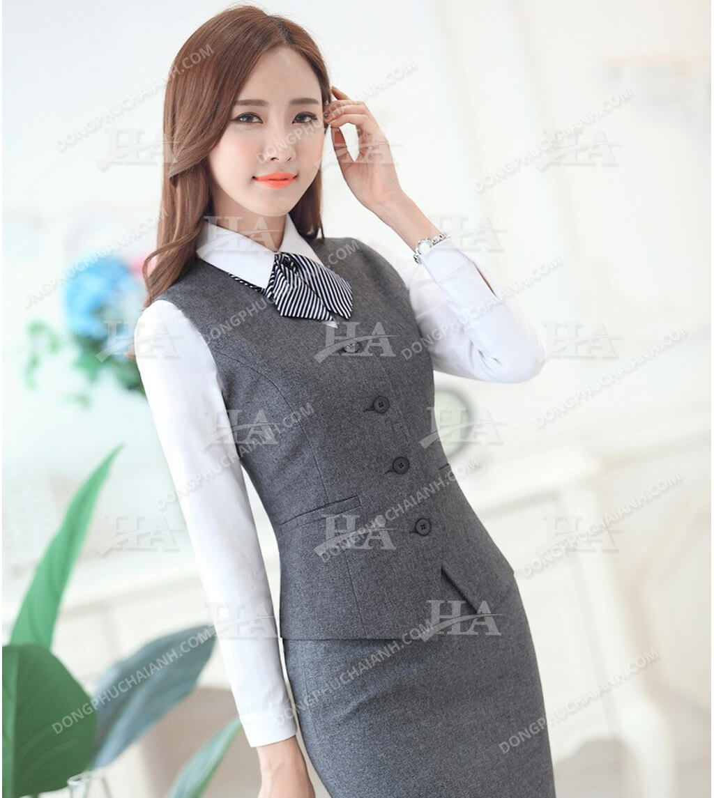 Đồng phục áo gile nữ