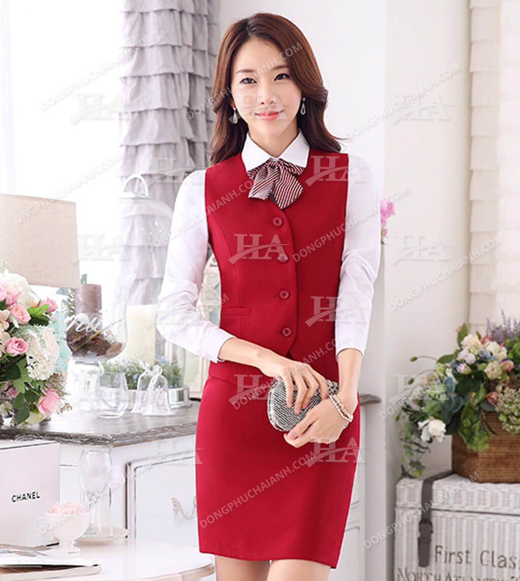 Đồng Phục Áo Gile Nữ Công Sở 07