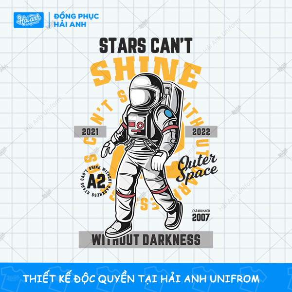 Mẫu Hình In Vũ Trụ – Phi Hành Gia Stars Can’t Shine A2