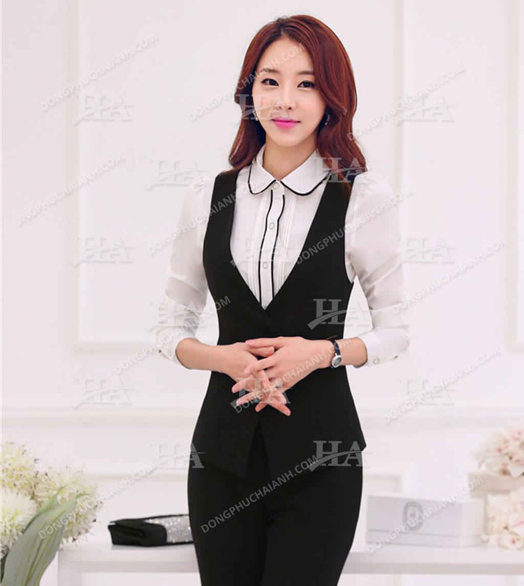 Đồng Phục Áo Gile Nữ Công Sở 08
