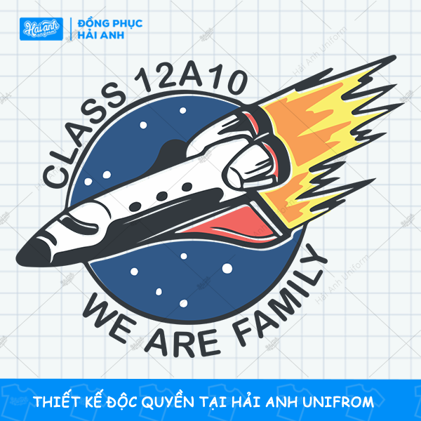Mẫu Hình In Vũ Trụ – Phi Hành Gia Tên Lửa Class 12A10