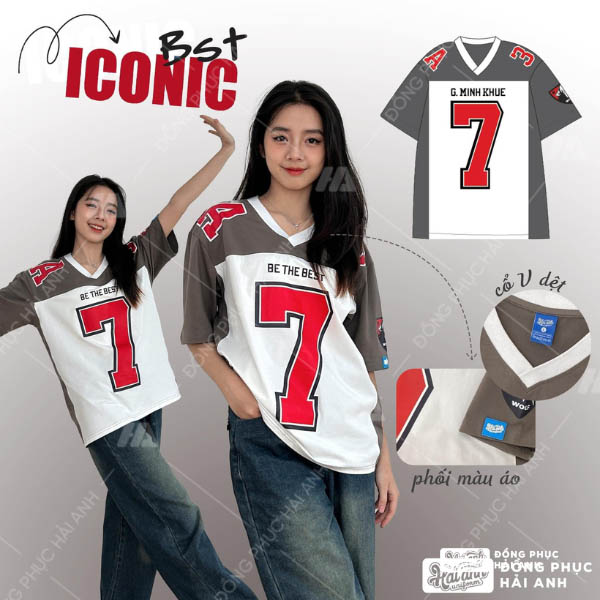 Thiết kế áo lớp polo oversize iconic siêu cuốn hút