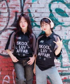 Mẫu Áo Đồng Phục Lớp Polo Oversize Wassup Màu Đen
