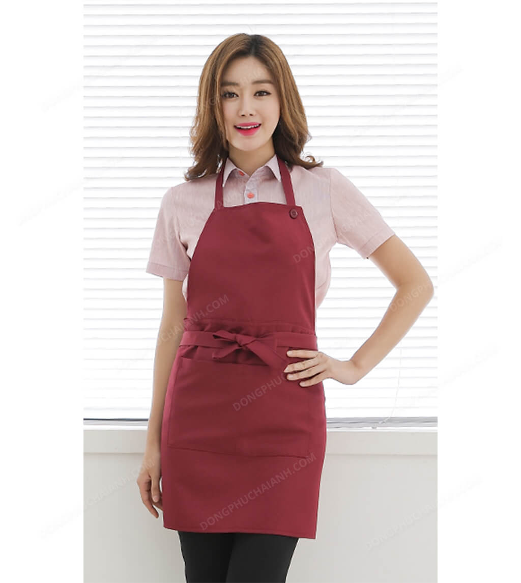 Đồng phục nhân viên áo phông – tạp dề 06