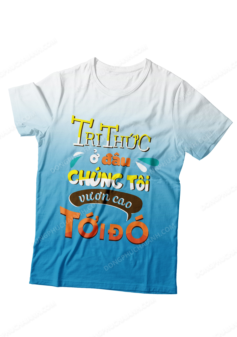 Mặt trước của chiếc áo đồng phục lớp.