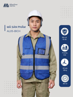 Mẫu Đồng Phục Áo Lưới Bảo Hộ Lao Động Mã 05 Màu Bích