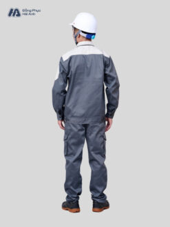 Mẫu Đồng Phục Bảo Hộ Lao Động Vải Kaki Protect 3.1 Mã 31 Màu Ghi - ảnh 5