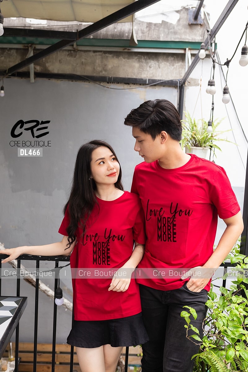 Mẫu áo đôi tình yêu đẹp