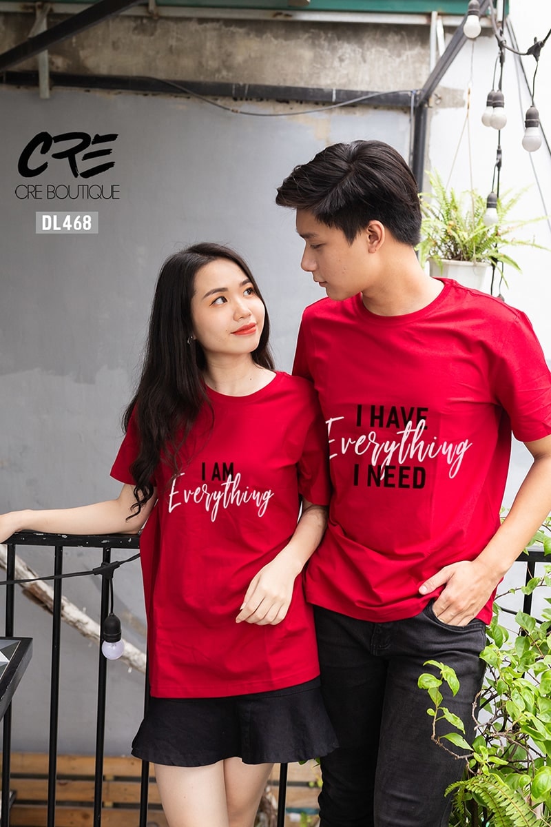 Mẫu áo đôi tình yêu đẹp