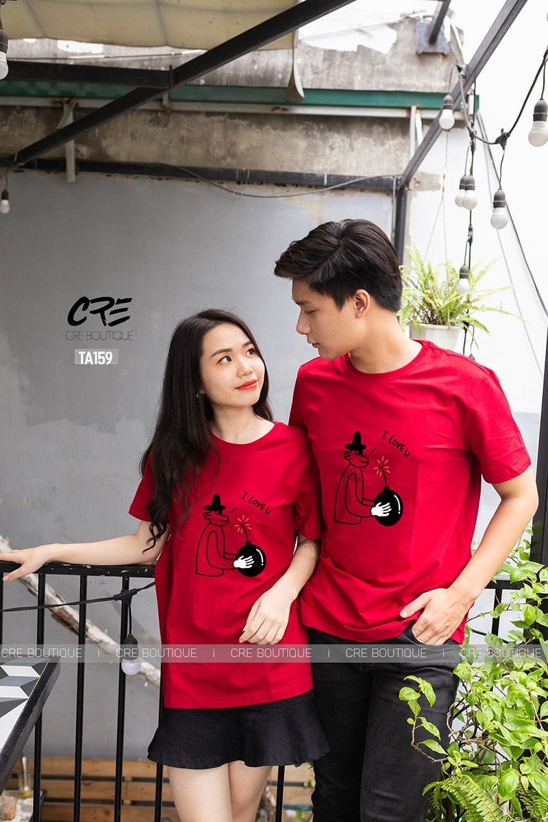 Mẫu áo đôi tình yêu đẹp