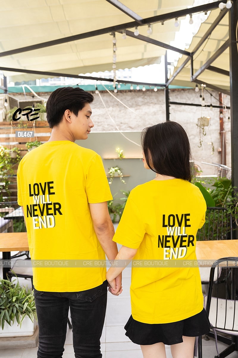 Mẫu áo đôi tình yêu đẹp