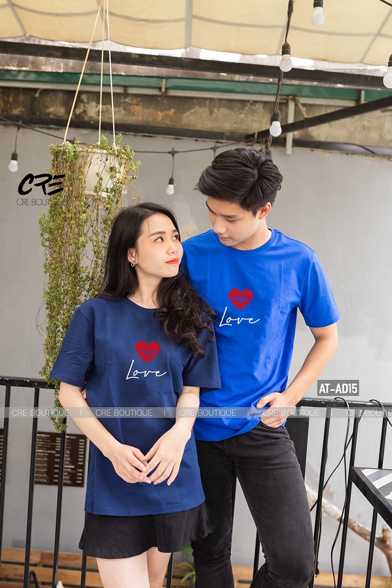 Mẫu áo đôi tình yêu đẹp