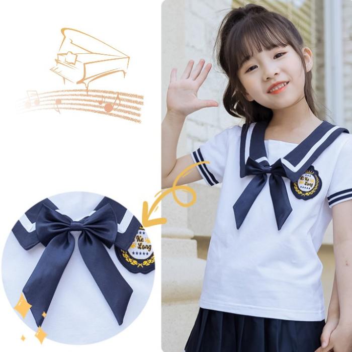 Áo đồng phục học sinh tiểu học nữ đẹp