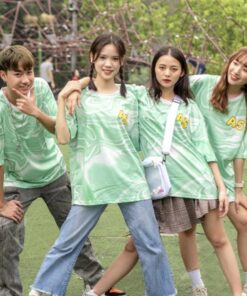 Mẫu Áo Lớp 3D Màu Xanh Cổ Tròn 9A - ảnh 2