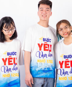 Áo Lớp 3D Một Bước Yêu Vạn Dặm Nhớ 12A2