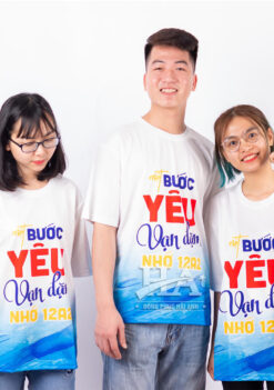 Áo Lớp 3D Một Bước Yêu Vạn Dặm Nhớ 12A2