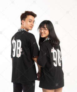 Mẫu Áo Lớp Caro Màu Đen 9B