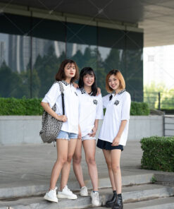 Mẫu Áo Lớp Caro Màu Trắng 10A7