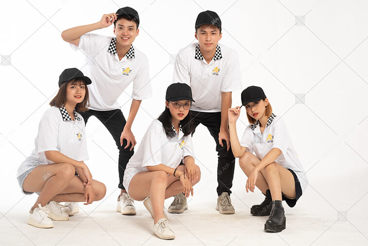 Áo lớp caro màu trắng lớp A2
