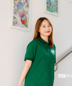 Mẫu Áo Đồng Phục Lớp Polo Besties Màu Xanh Iris - ảnh 6